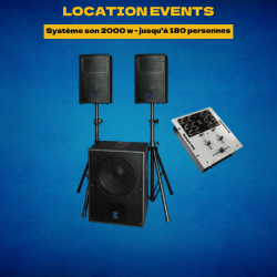 Location Système son 2000 w...