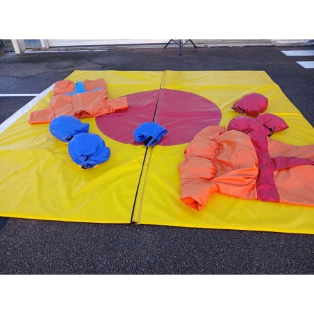 Location structure gonflable BABY-FOOT HUMAIN GEANT 12 JOUEURS