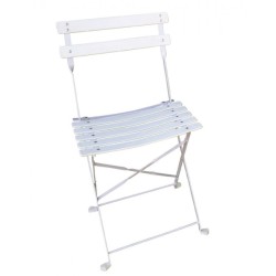 Location Chaise pliante SQUARE à lattes PVC